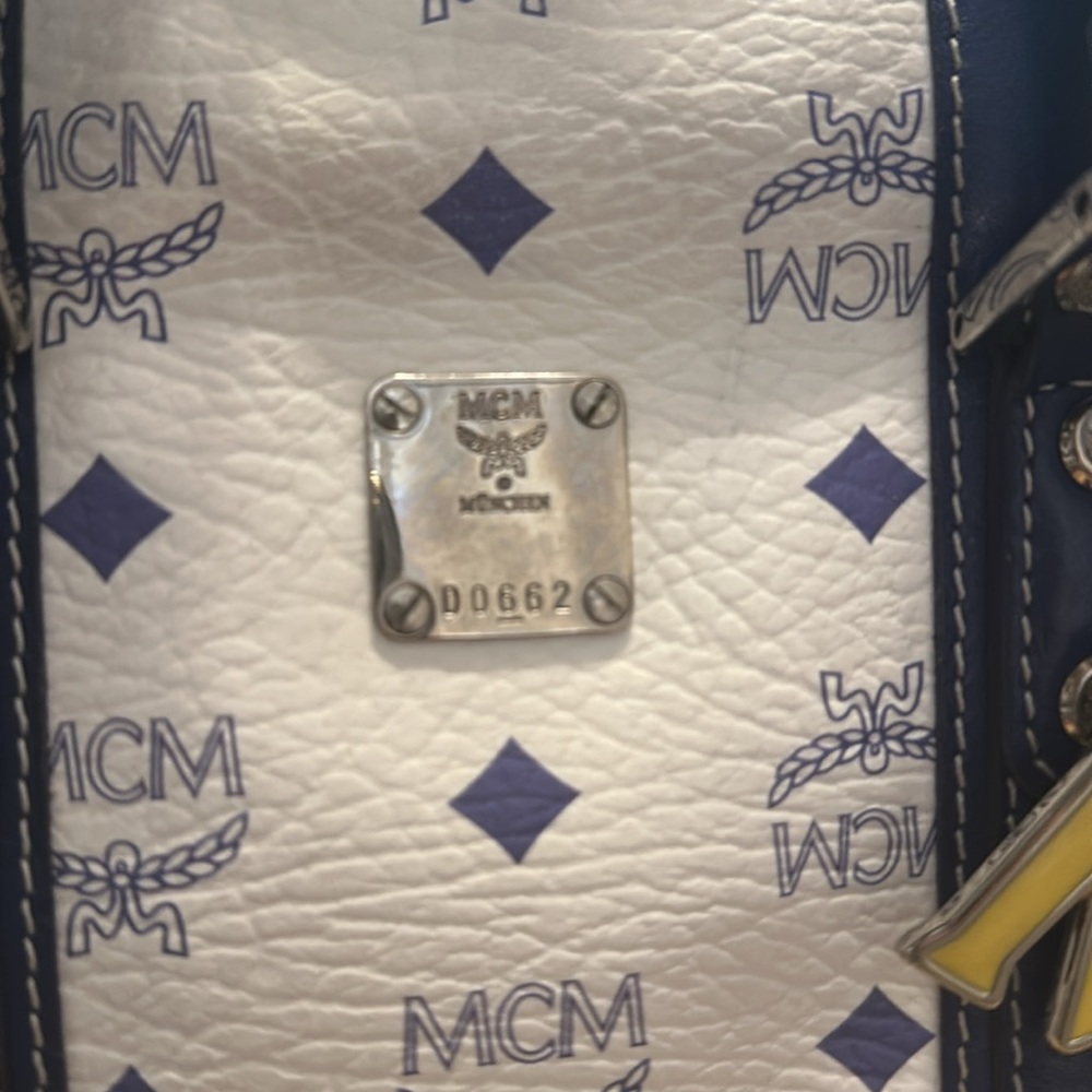 MCM Vintage VISETOS BOSTON Bag Monogram Handbag - Picture 4 of 14